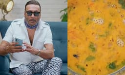 സ്വന്തം ഫാമിലെ പച്ചക്കറി കൊണ്ടുളള വിഭവങ്ങളുമായി ജാക്കി ഷ്‌റോഫ്; കറിയില്‍ ഈച്ചയെ കണ്ടെത്തി പ്രേക്ഷകര്‍
