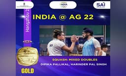 ഏഷ്യന്‍ ഗെയിംസില്‍ ഇന്ത്യക്ക് 20ാം സ്വര്‍ണം; സ്‌ക്വാഷ് മിക്‌സഡ് ഡബിള്‍സില്‍ ദീപിക-ഹരിന്ദര്‍ സഖ്യം