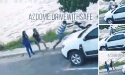 സ്‌കൂട്ടറില്‍ നിന്ന് താഴെ വീണ യുവതികളെ സഹായിക്കാന്‍ ചെന്നു: ഒടുവില്‍ വണ്ടിയുമായി വെള്ളത്തിലേക്ക് മറിഞ്ഞ് യുവാവ്: പൊട്ടിച്ചിരിച്ച് നെറ്റീസണ്‍സ് 
