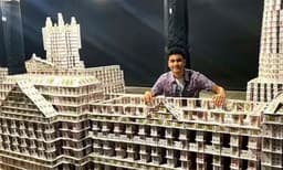 പതിനഞ്ച്കാരന്‍ ഉണ്ടാക്കിയ ഒരു ഗംഭീര ചീട്ടുകൊട്ടാരം; ഗിന്നസ് ലോക റെക്കോര്‍ഡ്‌സില്‍ ഇടം നേടി അര്‍ണവ് 