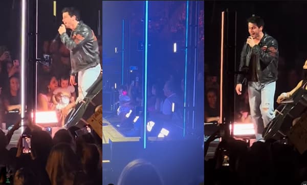 Malti Mari Chopra enters to Stage when Papa nick jonas singing (Image Source: Instagram)