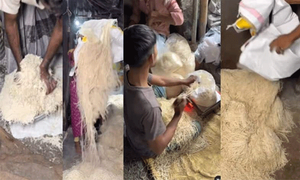 ആളുകളുടെ ഇഷ്ട വിഭവമായ ന്യൂഡില്‍സ് എങ്ങനെയാണ് ഉണ്ടാക്കുന്നതെന്ന് കണ്ടിട്ടുണ്ടോ? ​ വൈറലായി ഫാക്ടറിയില്‍ നിന്നൊരു വീഡിയോ
