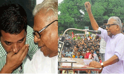 മുണ്ടൂരില്‍ തള്ളിയ സുരേഷിനെ നെന്മാറയില്‍ പ്രസംഗിപ്പിക്കാന്‍ വിഎസ് അനുകൂലികള്‍ ; രണ്ടു പരിപാടിക്കും ഒരേപേര് ‘നൂറിന്റെ നിറവ്’