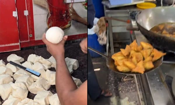 ഇതൊരു കിടലന്‍ സമൂസ മേക്കിംഗ്; കണ്ടിരിക്കാന്‍ തന്നെ എന്താ രസം! വീഡിയോ 