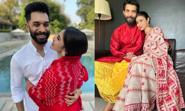 Mouni Roy and Sooraj Nambiar (Image Source: Instagram)