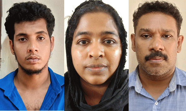 വസ്തു വാങ്ങാന് കരാറെഴുതിയ ശേഷം ഉടമയുടെ വിശ്വാസമാര്ജിച്ച് 37.45 ലക്ഷം തട്ടി മുങ്ങി; കേസില് സ്ത്രീയെയടക്കം പോലീസ് പിടികൂടിയത് നിരവധി കേസുകളില് പ്രതികളായ മൂന്ന് പേരെ