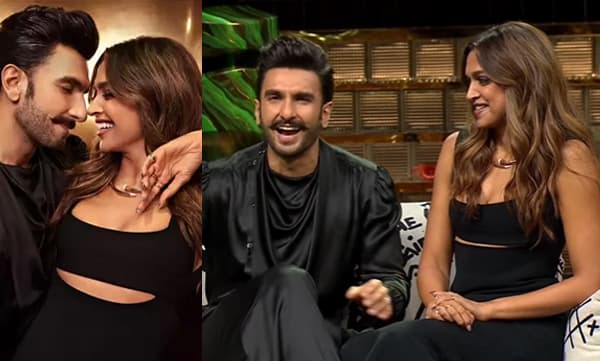 Ranveer Singh and Deepika Padukone in Koffee with Karan (Image Source: Instagram)