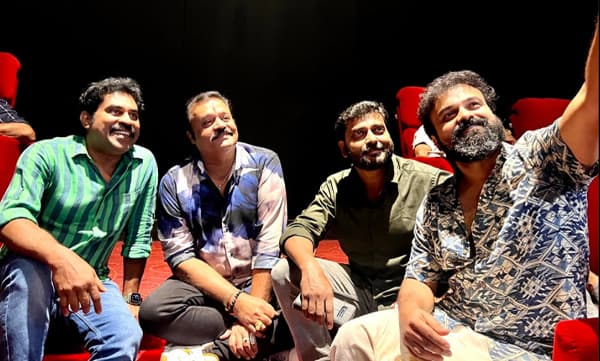 Suraj venjaramoodu, suresh gopi, narein and kunchakko boban (Image Source: Instagram)