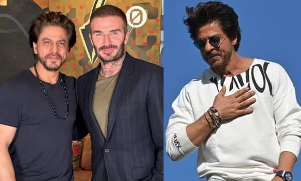 Shah Rukh Khan and David Beckham (Image Source: Instagram)