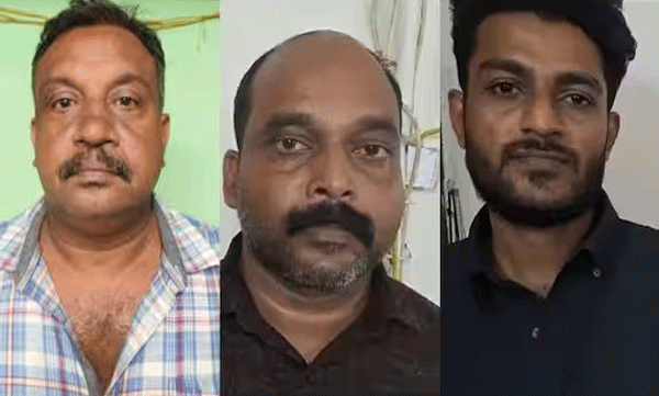 വ്യാപാരിയെ തട്ടിക്കൊണ്ടുപോയി സ്വർണം കവർച്ച ചെയ്ത സംഭവം;  മൂന്നുപേർ പിടിയില്‍