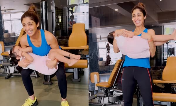 എന്റെ പ്രചോദനം, മകള്‍ സമീക്ഷയ്‌ക്കൊപ്പമുളള വര്‍ക്കൗട്ട് വീഡിയോ പങ്കുവെച്ച് ശില്‍പ ഷെട്ടി 
