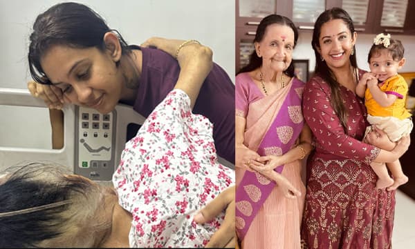 Sowbhagya venkitesh with grandmother subbalakshmi (Image Source: Instagram)