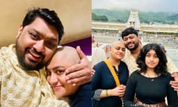 എല്ലാവരും പ്രാര്‍ത്ഥിച്ചതിനെക്കാള്‍ ഒരു ലെവല്‍ കൂടുതല്‍ എന്റെ ഭാര്യ പ്രാര്‍ഥിച്ചു, തിരുപ്പതിയിലെത്തി മിഥുന് വേണ്ടി മൊട്ടയടിച്ച് ലക്ഷ്മി

