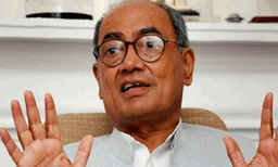 മദ്ധ്യപ്രദേശില്‍ വോട്ടെടുപ്പില്‍ കൃത്രിമം ആരോപിച്ച് കോണ്‍ഗ്രസ് ; മെഷീനില്‍ തിരിമറി നടത്തിയെന്ന് ആരോപിച്ച് ദിഗ്‌വിജയ് സിംഗ്