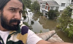 വീടിനുളളിലേക്ക് വെളളം കയറുകയാണ്, ജലനിരപ്പും ഉയരുന്നു; സഹായാഭ്യര്‍ത്ഥനയുമായി വിഷ്ണു വിശാല്‍ 
