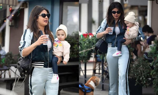 Priyankachopra with daughter malti chopra jonas (Image Source: Instagram)