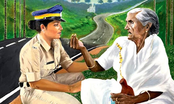 വരകളില്‍ തെളിഞ്ഞു വന്ന വെറൈറ്റി ചിത്രം