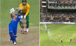 മീഡിയ ബോക്സിന്റെ ചില്ല് അടിച്ച് തകർത്ത് റിങ്കു സിം​ഗ്