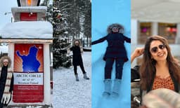 തണുത്തുറയുന്ന മൈനസ് 17 ഡിഗ്രിയില്‍  ആര്‍ട്ടികിള്‍ സര്‍ക്കിള്‍ കടന്ന വിശേഷം പങ്കിട്ട് രാധിക
