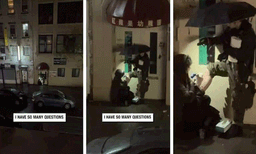 രാത്രിയില്‍ ഒറ്റപ്പെട്ടുപോയി: സമീപത്തു നിന്ന ടാറ്റു ആര്‍ട്ടിസ്റ്റിനെകൊണ്ട് മൊബൈല്‍ വെട്ടത്തില്‍ ടാറ്റു അടിപ്പിച്ച് യുവാവ് 
