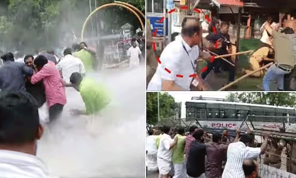മുഖ്യമന്ത്രിയുടെ ഗൺമാന്റെയും എക്സോട്ടിലുള്ള പോലീസുകാരന്റെയും വീട്ടിൽ പോലീസ് കാവൽ