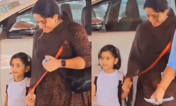 കാവ്യയുടെ കൈപിടിച്ച് കുഞ്ഞ് മാമാട്ടി; വീഡിയോ
