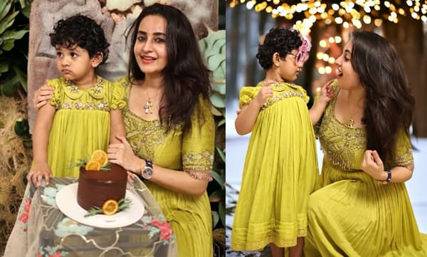 'മകളുടെ മൂന്നാം പിറന്നാള്‍ ആഘോഷമാക്കി നടി ഭാമ; ക്യൂട്ട് ലുക്കിലെത്തി ആരാധക മനം കവര്‍ന്ന്  അമ്മയും മകളും 
