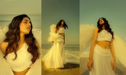 കടല്‍ത്തീരത്ത് വെളളയില്‍ ഹോട്ട് ലുക്കില്‍ പ്രിയ വാര്യര്‍; ചിത്രങ്ങള്‍ വൈറല്‍ 
