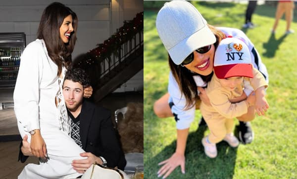 Priyanka chopra with nick jonas and daughter malti (Image Source: Instagram))