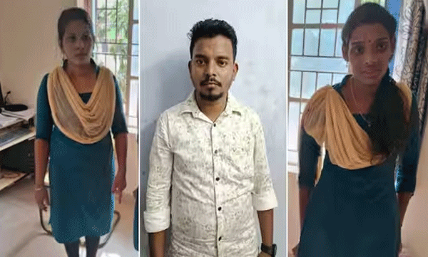 ജ്വല്ലറിയില്‍ മോഷണം നടത്തിയ വനിതാ ജീവനക്കാര്‍ ഉള്‍പ്പെടെ​ മൂന്നു പേര്‍ പിടിയില്‍