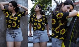 ഷോര്‍ട്സില്‍ കിടിലം ലുക്കില്‍ നിരഞ്ജന അനൂപ്; ചിത്രങ്ങള്‍ 
