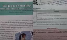 ഒമ്പതാം ക്ലാസ് പാഠപുസ്തകത്തില്‍ ' ഡേറ്റിംഗും ബന്ധങ്ങളും' : സബിഎസ്സിയെ അഭിനന്ദിച്ച് നെറ്റീസണ്‍സ് 
