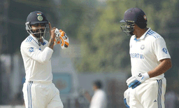 രോഹിത് ശര്‍മ്മയും രവീന്ദ്രജഡേജയും തിരിച്ചടിക്കുന്നു ; ഇന്ത്യ ബാറ്റിംഗ്തകര്‍ച്ചയില്‍ നിന്നും കരകയറുന്നു