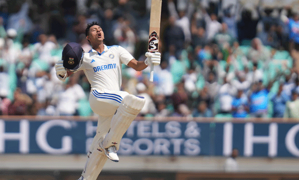  ജയ്സ്വാളിന് രണ്ടാം ഇരട്ട സെഞ്ച്വറി; ഇംഗ്ലണ്ടിന് ലക്ഷ്യം 557