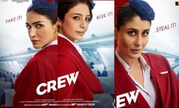 ഫേക്ക് ഇറ്റ്, റിസ്ക് ഇറ്റ്, സ്റ്റീൽ ഇറ്റ്- ആരാധകരുടെ ഹൃദയത്തിലേക്ക് നേരിട്ട് ഫ്ലൈറ്റ് ലാൻഡ് ചെയ്യാനായി കൃതി സനോനും കരീന കപൂറും തബുവും 