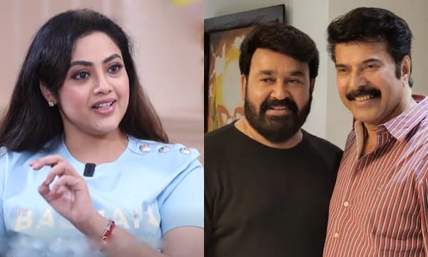 Meena about mammootty and mohanlal  (Image Source: Facebook)