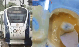 വന്ദേഭാരത്ട്രെയിനിലെ എക്സിക്യുട്ടീവ് ക്ലാസ് യാത്രക്കാരന്  ലഭിച്ച തൈരിൽ പൂപ്പൽ