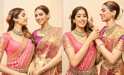 അനന്ത് അംബാനി- രാധിക മെര്‍ച്ചന്റ് പ്രീ വെഡ്ഡിങ്ങില്‍ സാരിയില്‍ തിളങ്ങി ജാന്‍വിയും ഖുഷിയും; ചിത്രങ്ങള്‍

