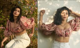 വൈഡ് ഷോള്‍ഡര്‍ പഫ്ഡ് ഫ്ലോറല്‍ ടോപ്പും വൈറ്റ് ജീന്‍സുമണിഞ്ഞ് സ്റ്റൈലിഷ് ലുക്കില്‍ ഐശ്വര്യ ലക്ഷ്മി, ട്രെന്‍ഡിംഗായി ചിത്രങ്ങള്‍