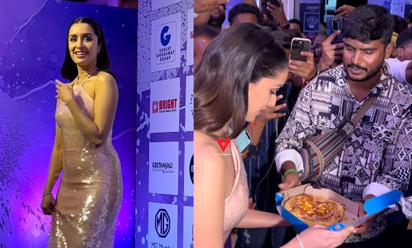 എനിക്കും ഒരു പിസ തരുമോ? അപ്രതീക്ഷിതമായി പാപ്പരാസികളുടെ പാര്‍ട്ടിയില്‍ പങ്കെടുത്ത് ശ്രദ്ധ-വീഡിയോ
