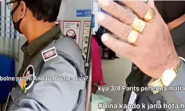 ഷോട്ട്‌സ് ധരിച്ചെത്തി, ബാങ്കില്‍ കയറാന്‍ അനുവദിക്കില്ലെന്ന് സെക്യൂരിറ്റി ജീവനക്കാരന്‍: പ്രതിഷേധിച്ച് യുവാവ് 
