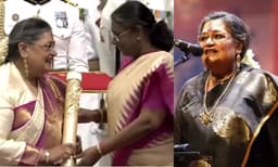 എന്റെ ജീവിതത്തിലെ ഏറ്റവും മഹത്തായ നിമിഷം; രാഷ്ട്രപതിയില്‍ നിന്ന് പത്മഭൂഷണ്‍ പുരസ്‌കാരം ഏറ്റുവാങ്ങി ഉഷ ഉതുപ്പ് 
