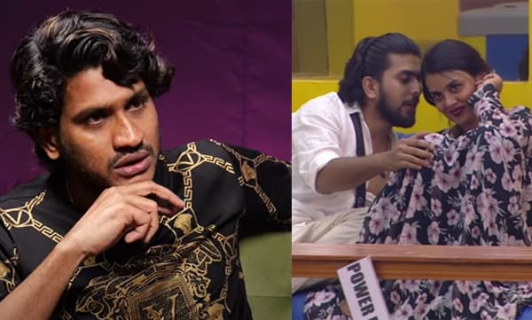 ‘കെട്ടിപിടിച്ച്‌ തടവികൊണ്ടിരിക്കുന്നതല്ലേ അവരുടെ കണ്ടന്റുകള്‍... പകരം വീറും വൃത്തിയുമുള്ള വേറെ തടവലുകള്‍ കണ്ടൂടെ...’ അഖില്‍ മാരാര്‍