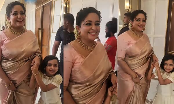 Kavya Madhavan and daughter Mahalakshmi (Image Source: Instagram)