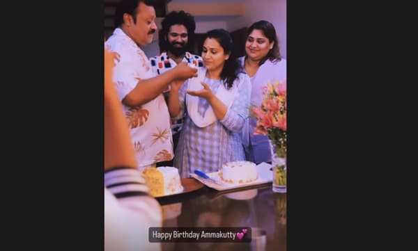അമ്മക്കുട്ടി; രാധികയുടെ പിറന്നാള്‍ ആഘോഷമാക്കി മരുമകന്‍
