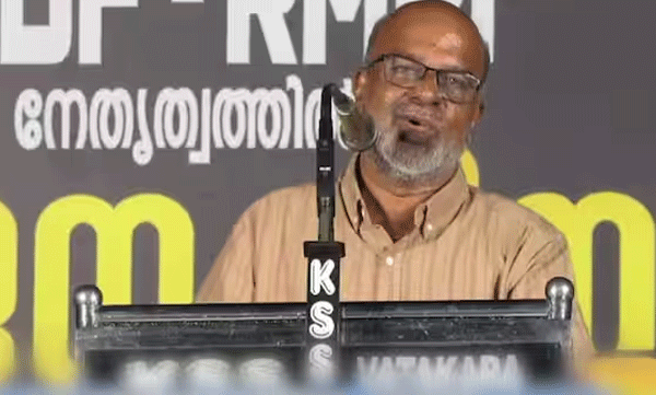 സ്ത്രീത്വത്തെ അപമാനിച്ചതിൽ കേസെടുക്കണം, കെഎസ് ഹരിഹരനെതിരെ  പരാതി നൽകി ഇടത് സംഘടനകൾ