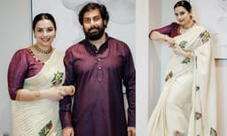 സെറ്റ് സാരിയില്‍ മലയാളി മങ്കയായി ശ്വേത, ഒപ്പം നാടന്‍ ലുക്കില്‍ ശ്രീയും- ഭര്‍ത്താവിനൊപ്പമുള്ള ചിത്രം പങ്കിട്ട് ശ്വേത മേനോന്‍