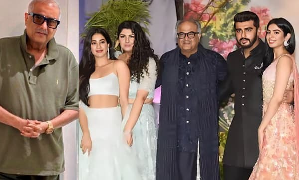 Boney Kapoor with Kids (Image Source: Instagram)