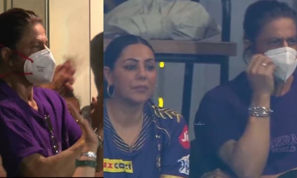 Shah Rukh Khan supporting KKR alongside with Gauri Khan (Image Source: X)