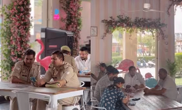 പോലീസുകാര്‍ക്കൊപ്പം ഒരു കോഫി കുടിച്ചാലോ? വെറൈറ്റി കഫേയുമായി നോയിഡ 
